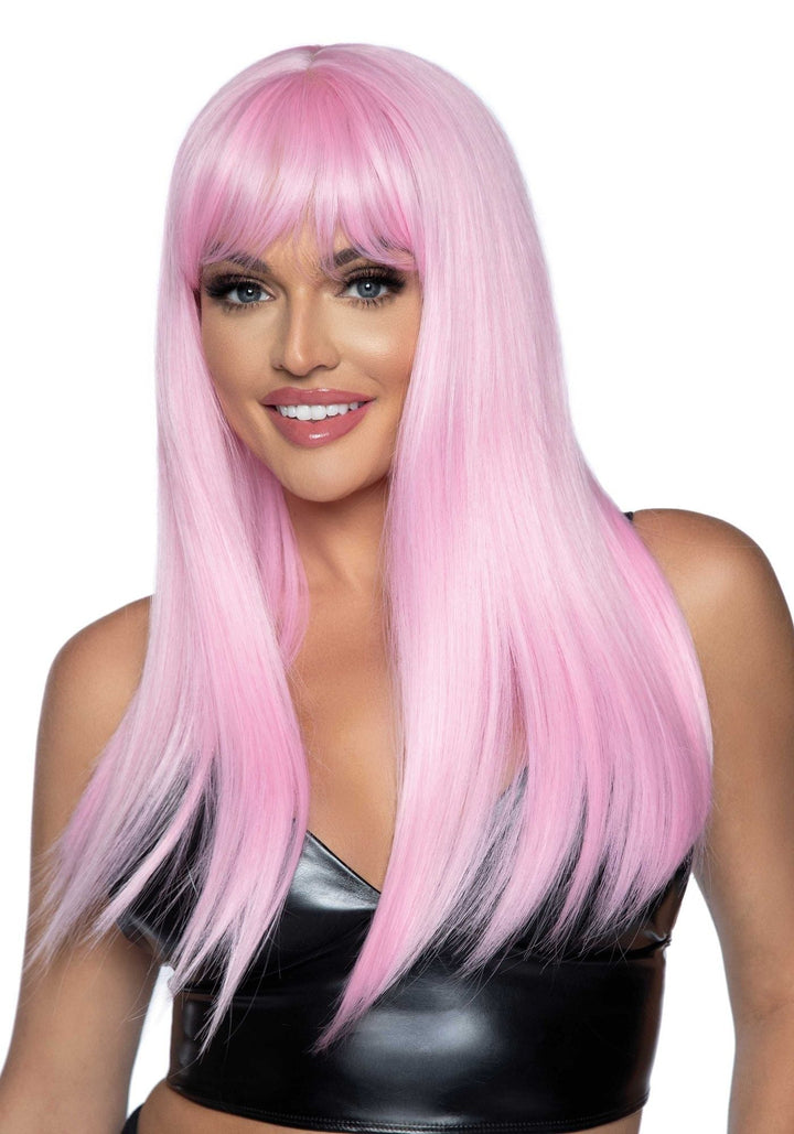Parrucca Sexy Long Straight Bang Wig di Leg Avenue | Travestimenti