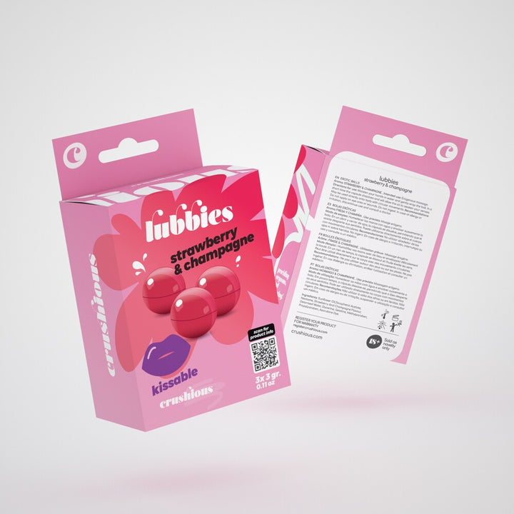 Olio Massaggio Brazilian Balls Fragola e Champagne
