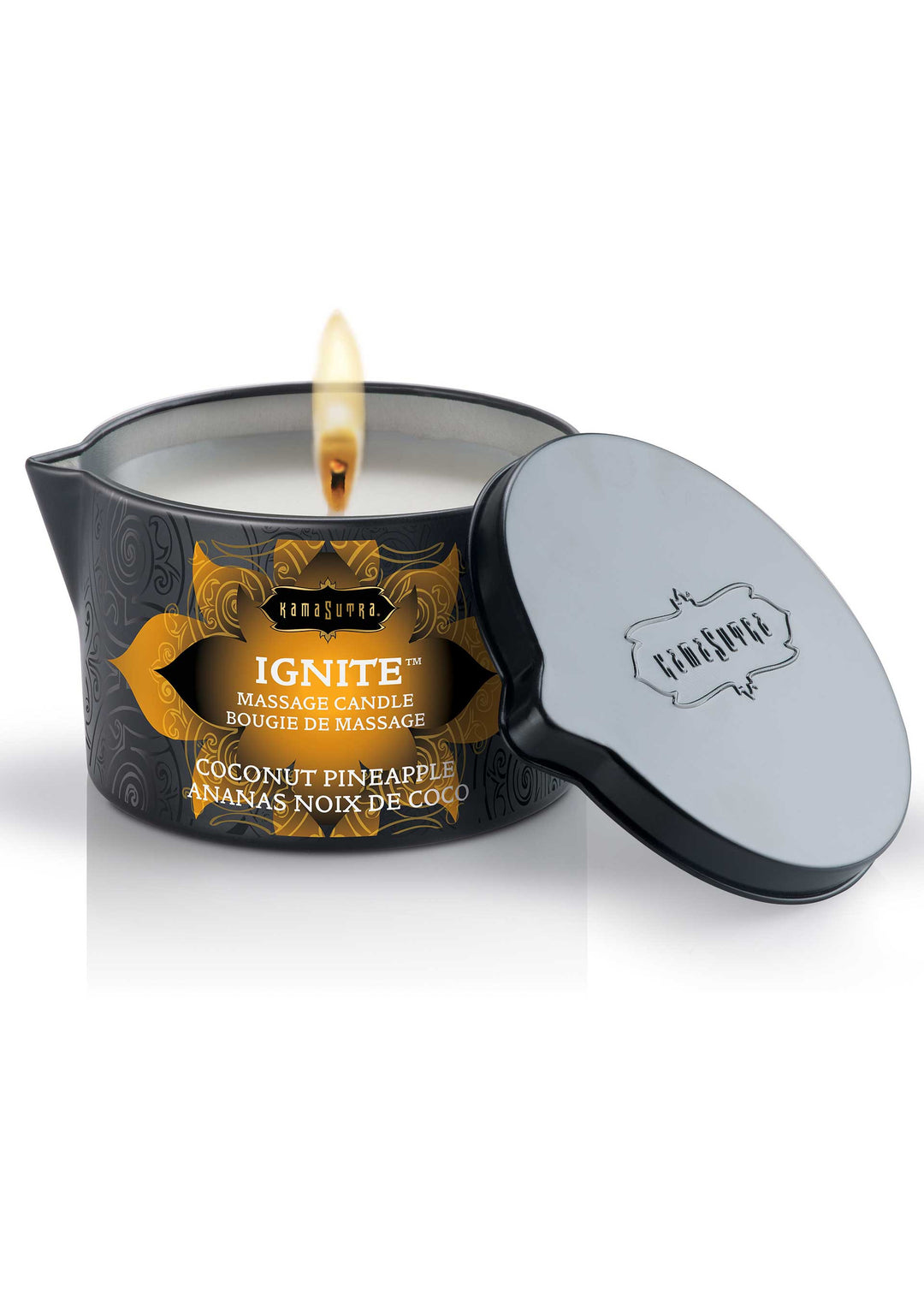 Candela da massaggi coconut e ananas Ignite Massage Candle 170gr