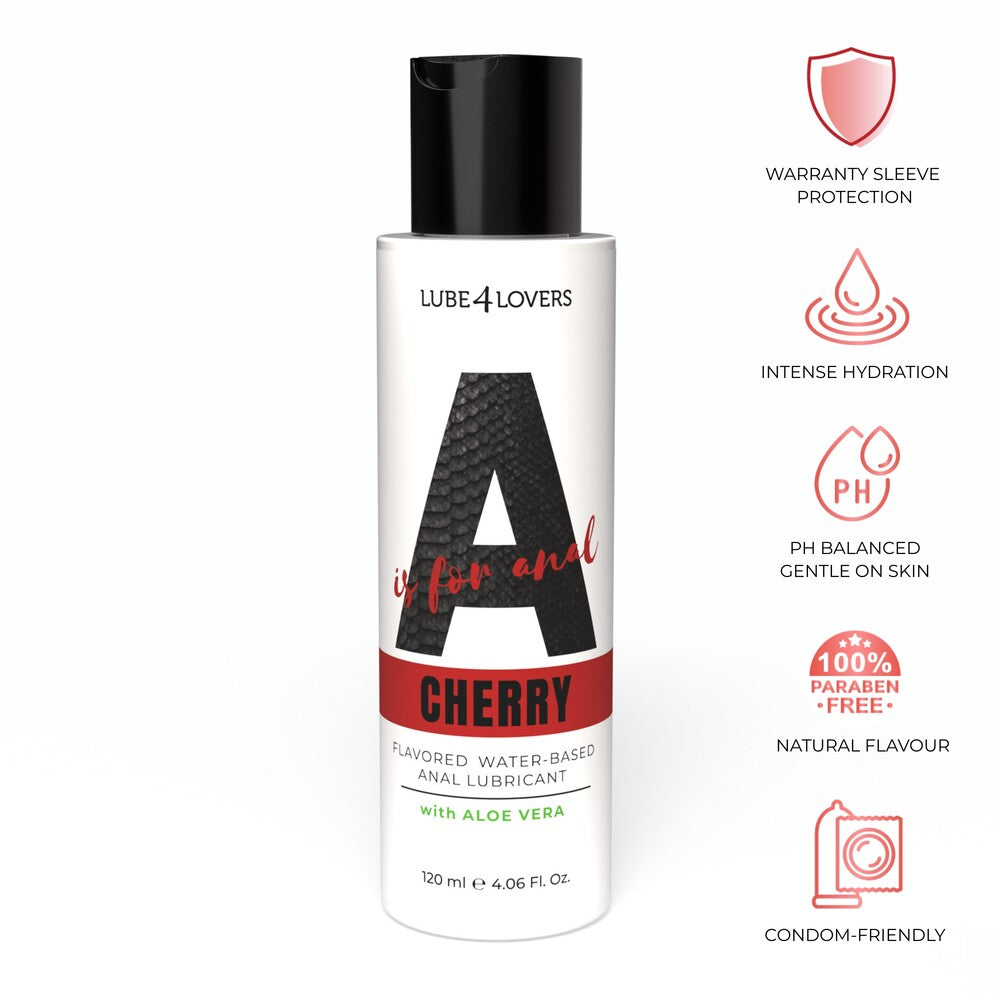 Cherry Flavored Anal Lubricant 120 ml by Lube4lovers | Anal Lubricants, photo 5
