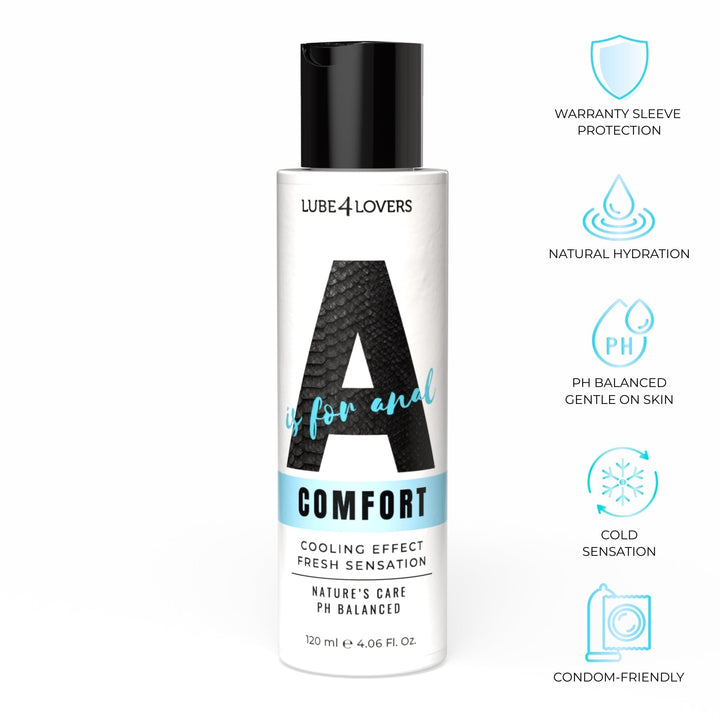 Occhio del Ciclone | Kit Vibryz: Lubrificante Anale A is for Comfort 120 ml