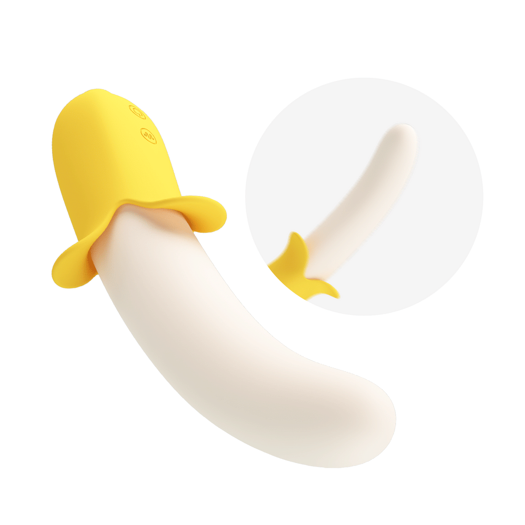 Vibratore Punto-G Banana Geek 19,5 cm