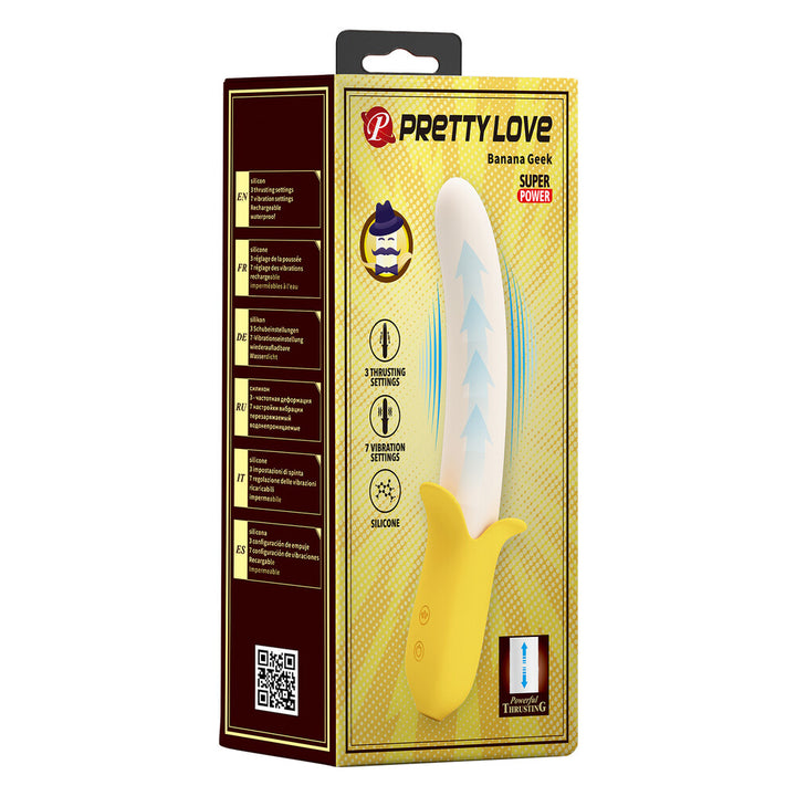 Vibratore Punto-G Banana Geek 19,5 cm