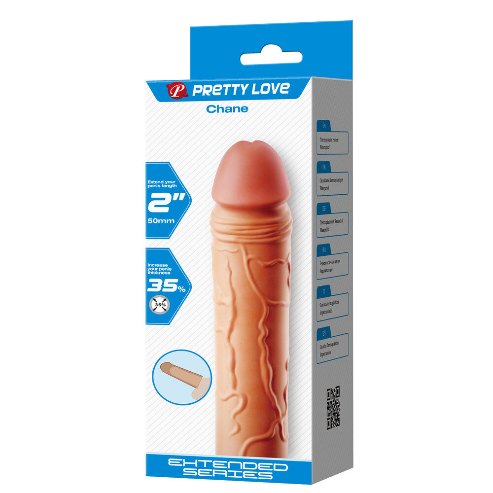 Guaina e Prolunga Pene Chane 18 cm