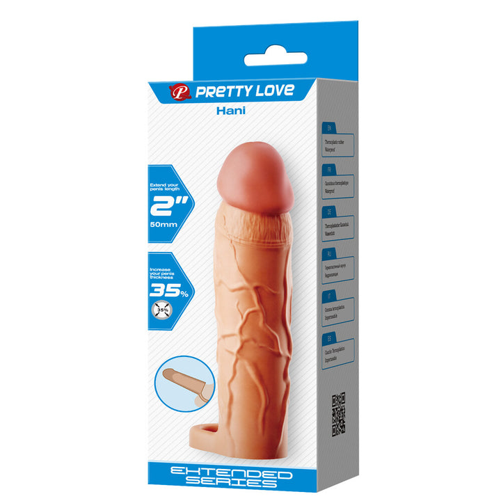 Guaina e Prolunga Pene Hani 18 cm