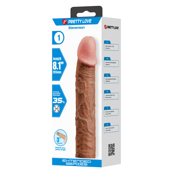 Guaina e Prolunga Pene Stevenson 20,5 cm