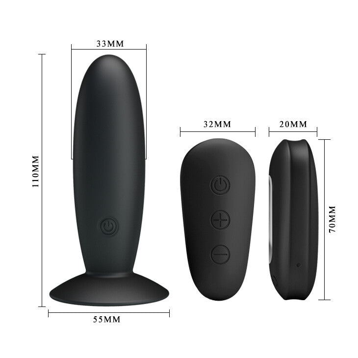 Vibratore Anale Remote Control Raven