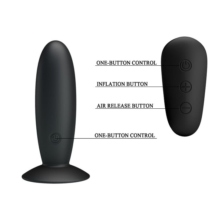 Vibratore Anale Remote Control Raven