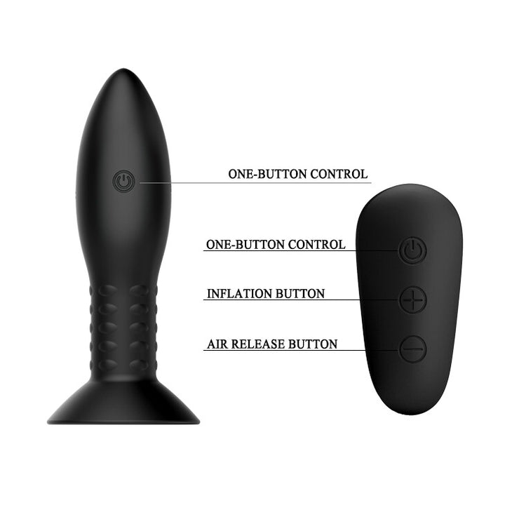 Vibratore Anale Rotation Beads Eclipse