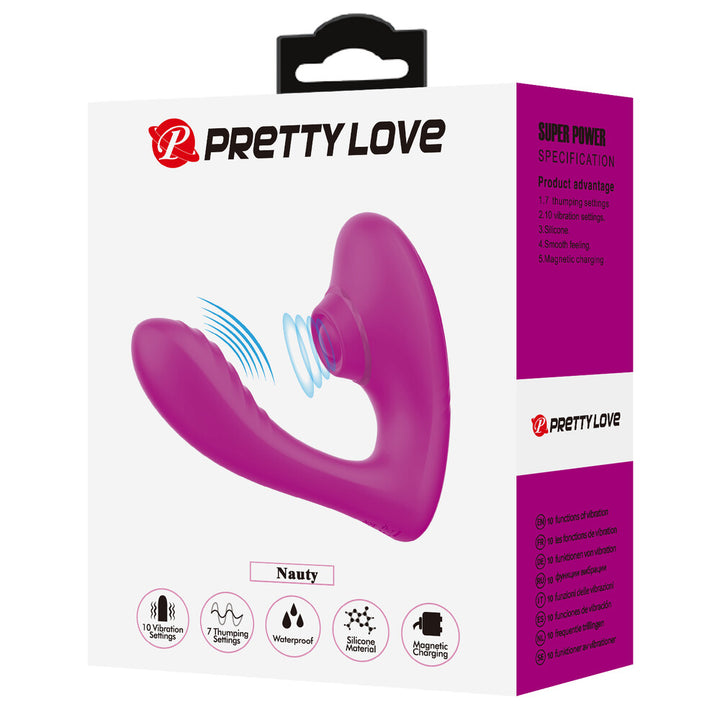 Nauty Vibrator mit doppelter Stimulation