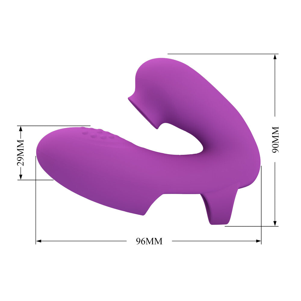 Athena Vibrator mit doppelter Stimulation