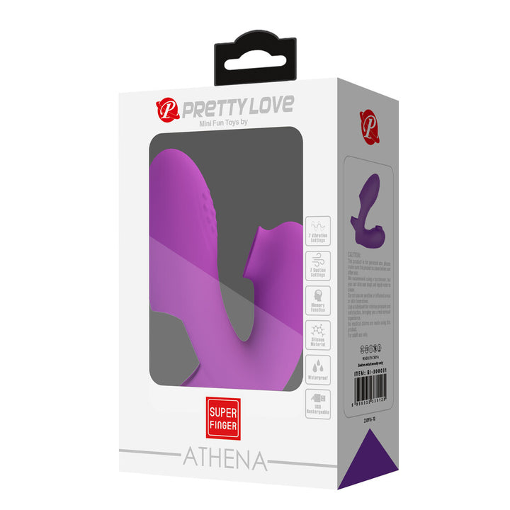Athena Vibrator mit doppelter Stimulation