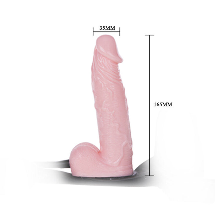 Aufblasbares Ultra-Harness-Strap-on 16,5 cm