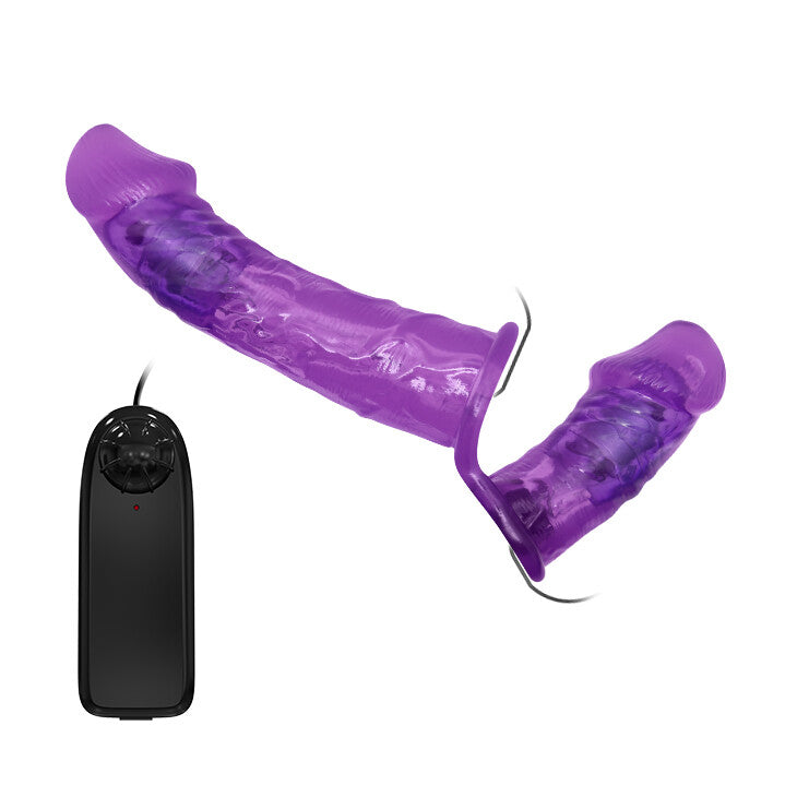 Strap-on-Vibrator Ultra Passionate Dual Vibration 17,5 cm
