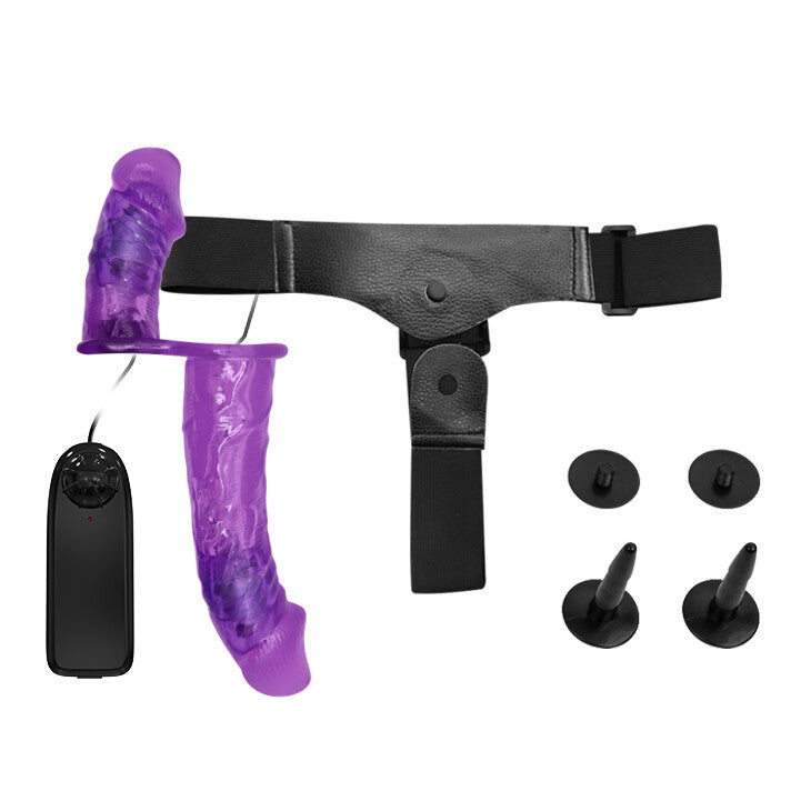Strap-on-Vibrator Ultra Passionate Dual Vibration 17,5 cm