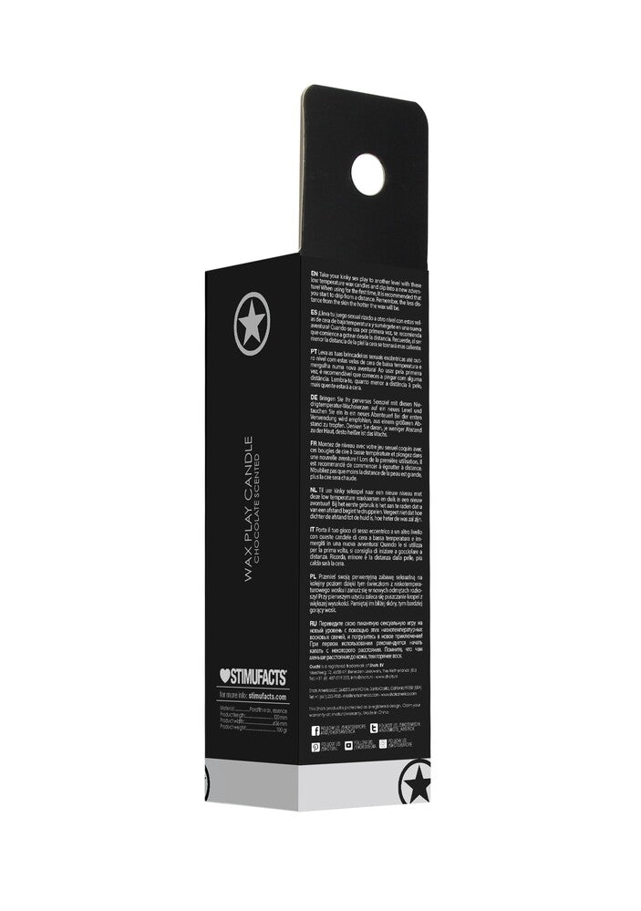 Schokoladen-Wachskerze für Wax Play