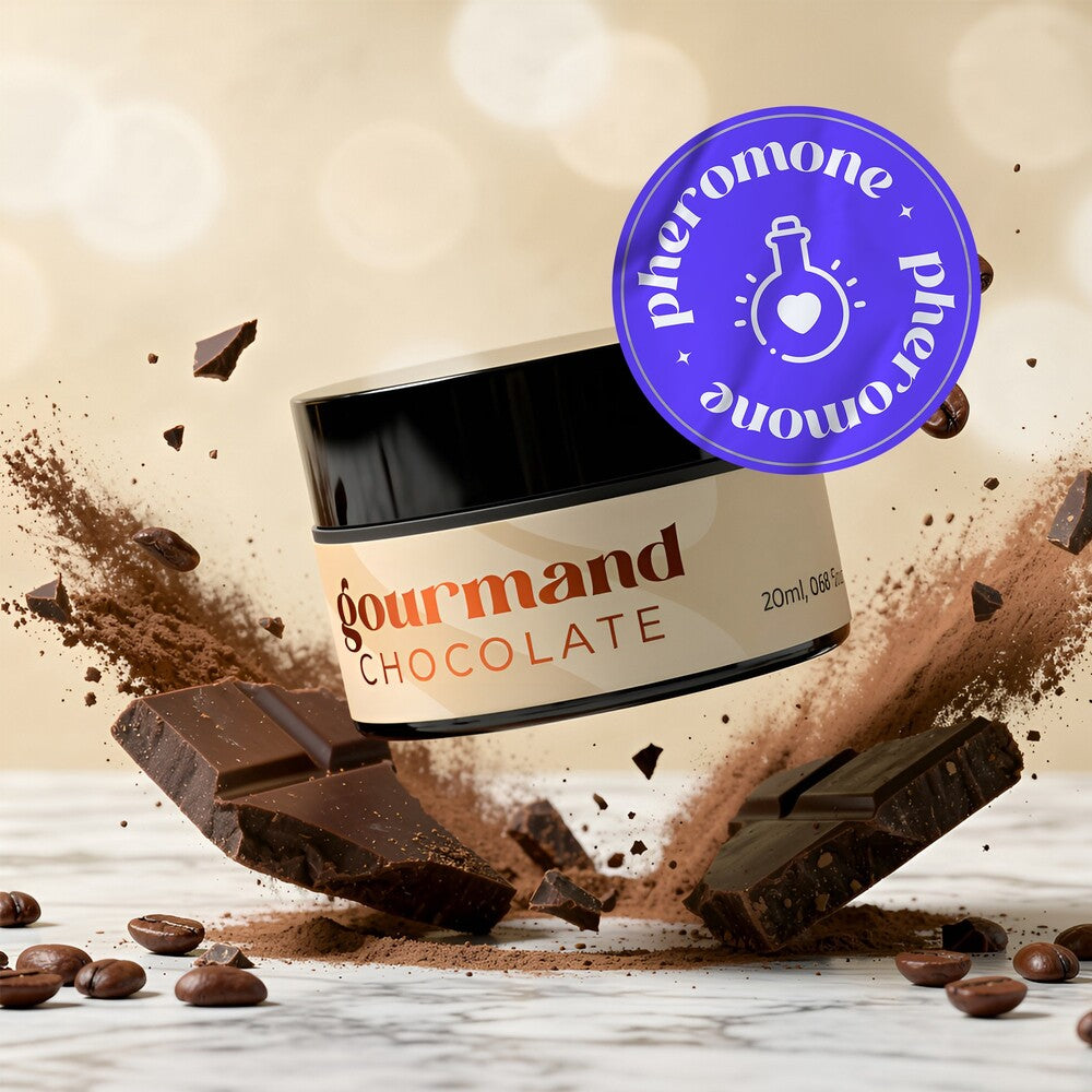 Candela da Massaggio Gourmand Chocolate di Crushious | Candele, foto 3