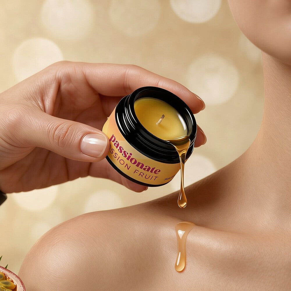 Passionate Passion Fruit Massage Candle by Crushious | Massage Candles, photo 4