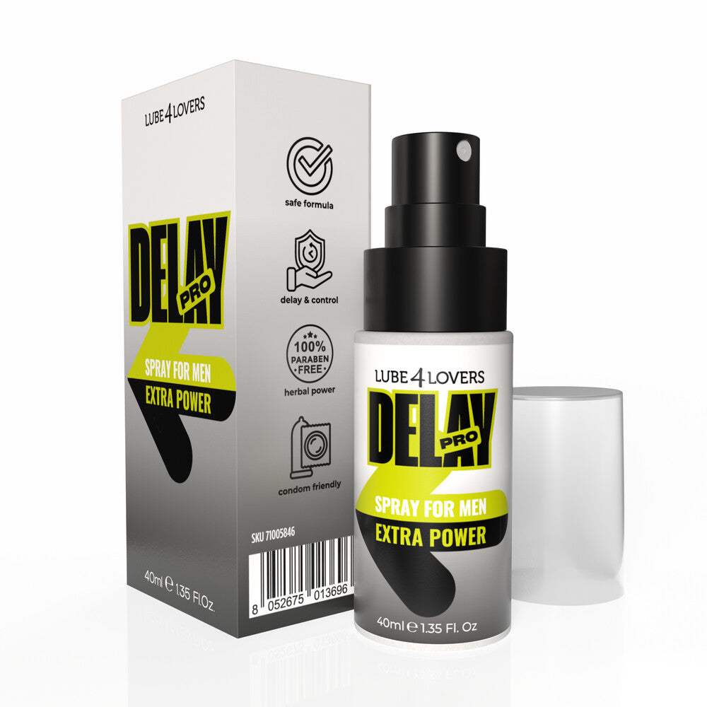 Spray Ritardante Uomo Delay Pro 40 ml di Lube4lovers | Ritardanti, foto 3