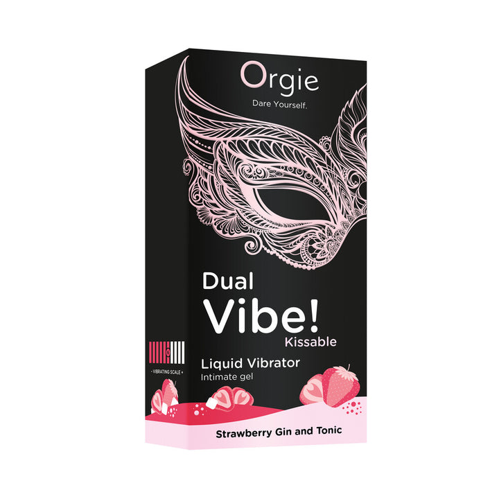 Dual Vibe Liquid Vibrator Erdbeere Gin Tonic 15 ml