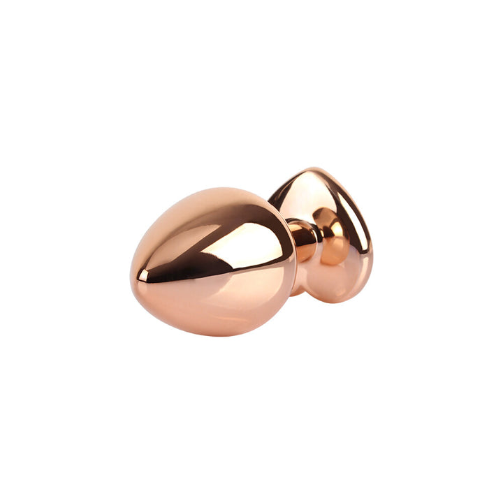 Rose Gold Heart Ø 3,3 cm Plug Anale