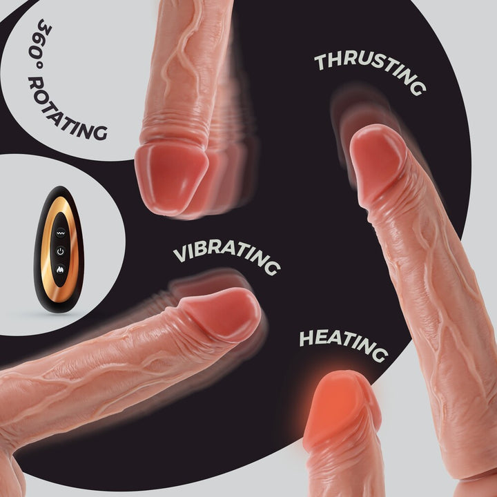Realistischer Vibrator Inviktus 23 cm von Crushious | Realistische Vibratoren, Foto 9