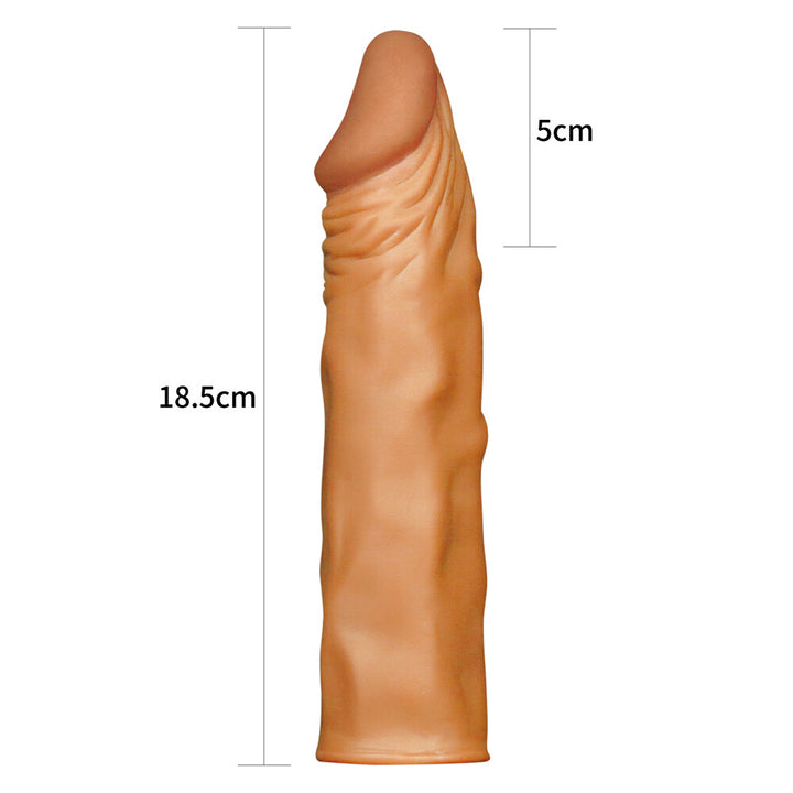 Guaina e Prolunga Pene Glory 18,5 cm