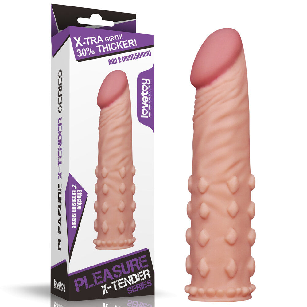 Guaina e Prolunga Pene X2 17,5 cm