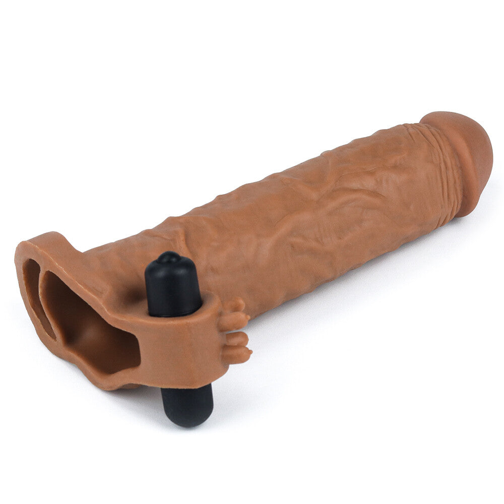 Guaina e Prolunga Pene Vibrante Glory 19 cm