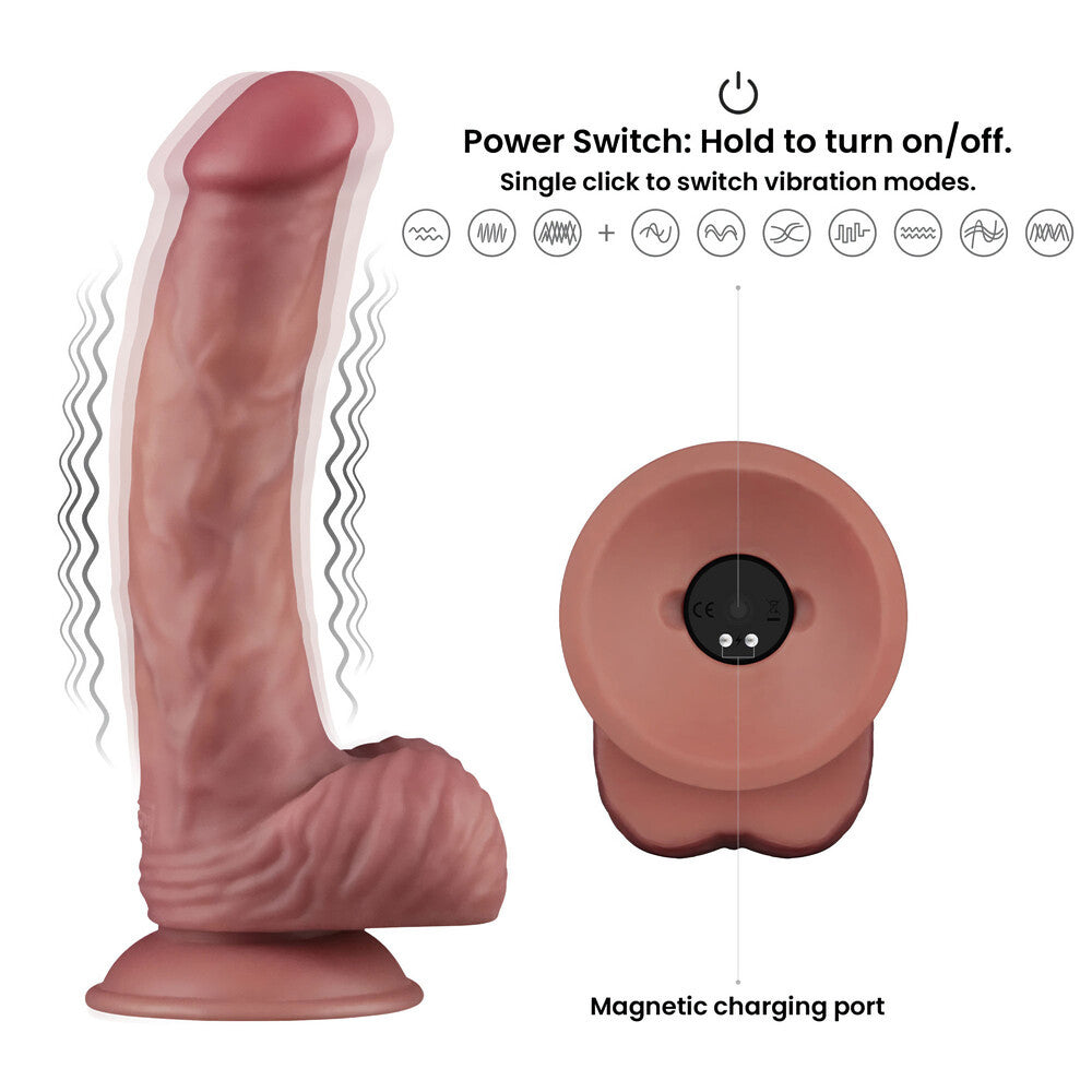 Realistischer Vibrator Power Cock Silken