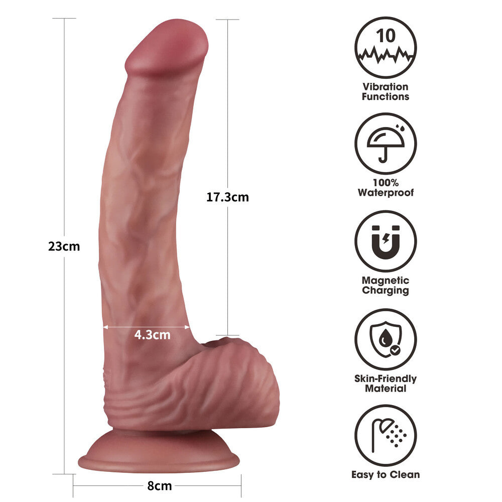 Realistischer Vibrator Power Cock Silken