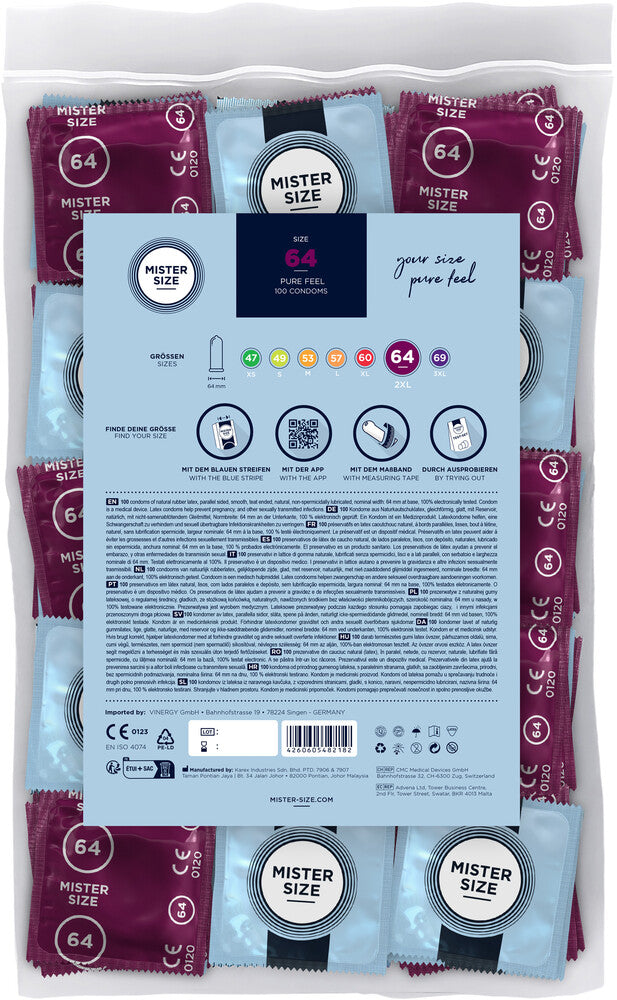 Preservativi XL 64 Mister Size
