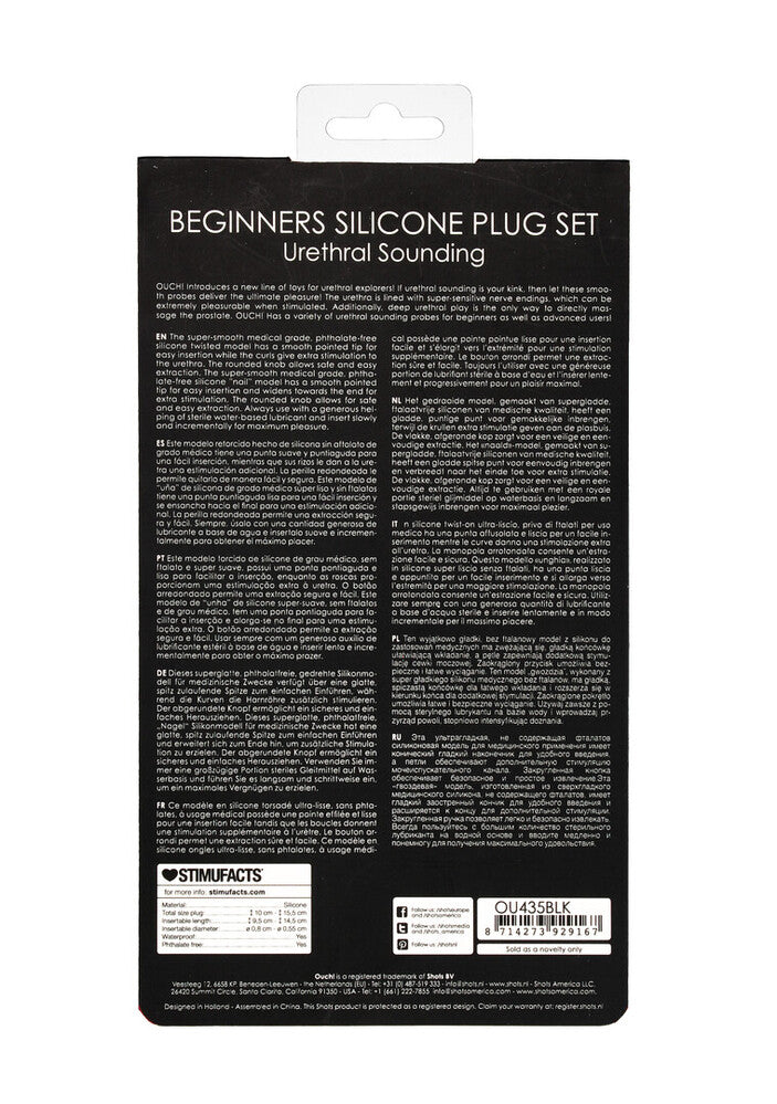 Set Plug Uretrali Beginners