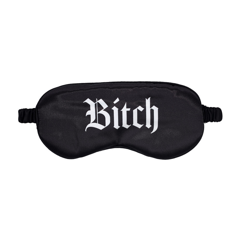 Maschera Sexy Bitch-Printed Satin