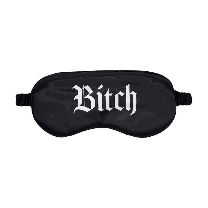 Maschera Sexy Bitch-Printed Satin