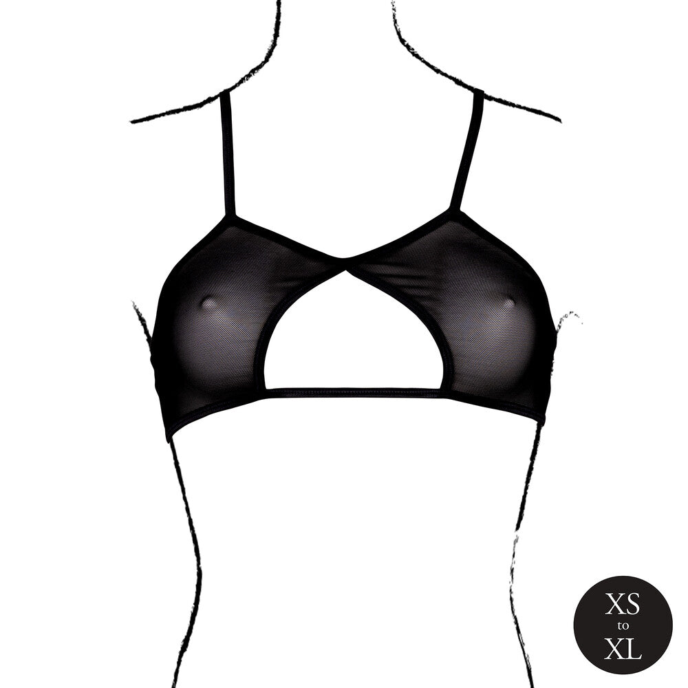 Reggiseno Sexy Keyhole Mesh