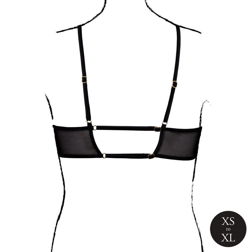 Reggiseno Sexy Keyhole Mesh