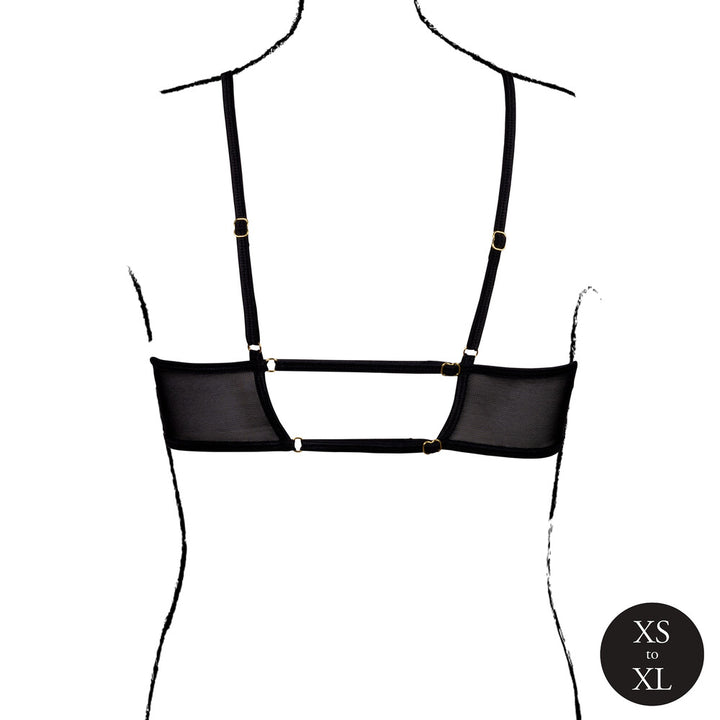 Reggiseno Sexy Keyhole Mesh
