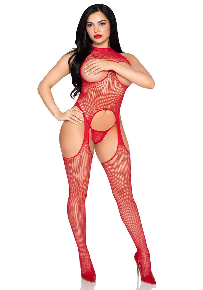 Roter sexy Cupless-Body