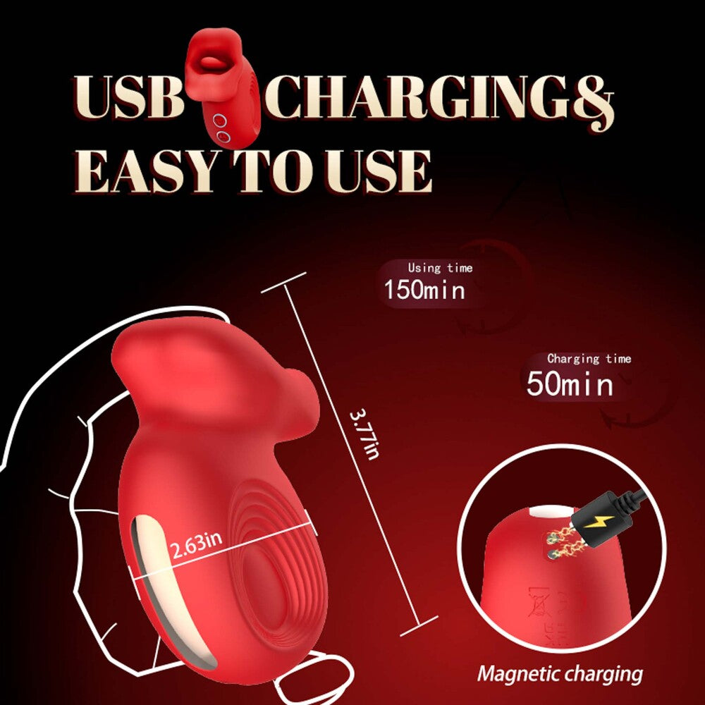 Cutie Biting Mouth Clitoral Vibrator by B-series | Clitoral Stimulators, photo 9