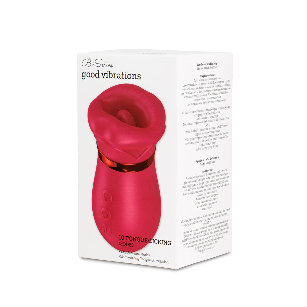 Tongue Licking Vibratore Clitoride di B-series | Succhia Clitoride, foto 8