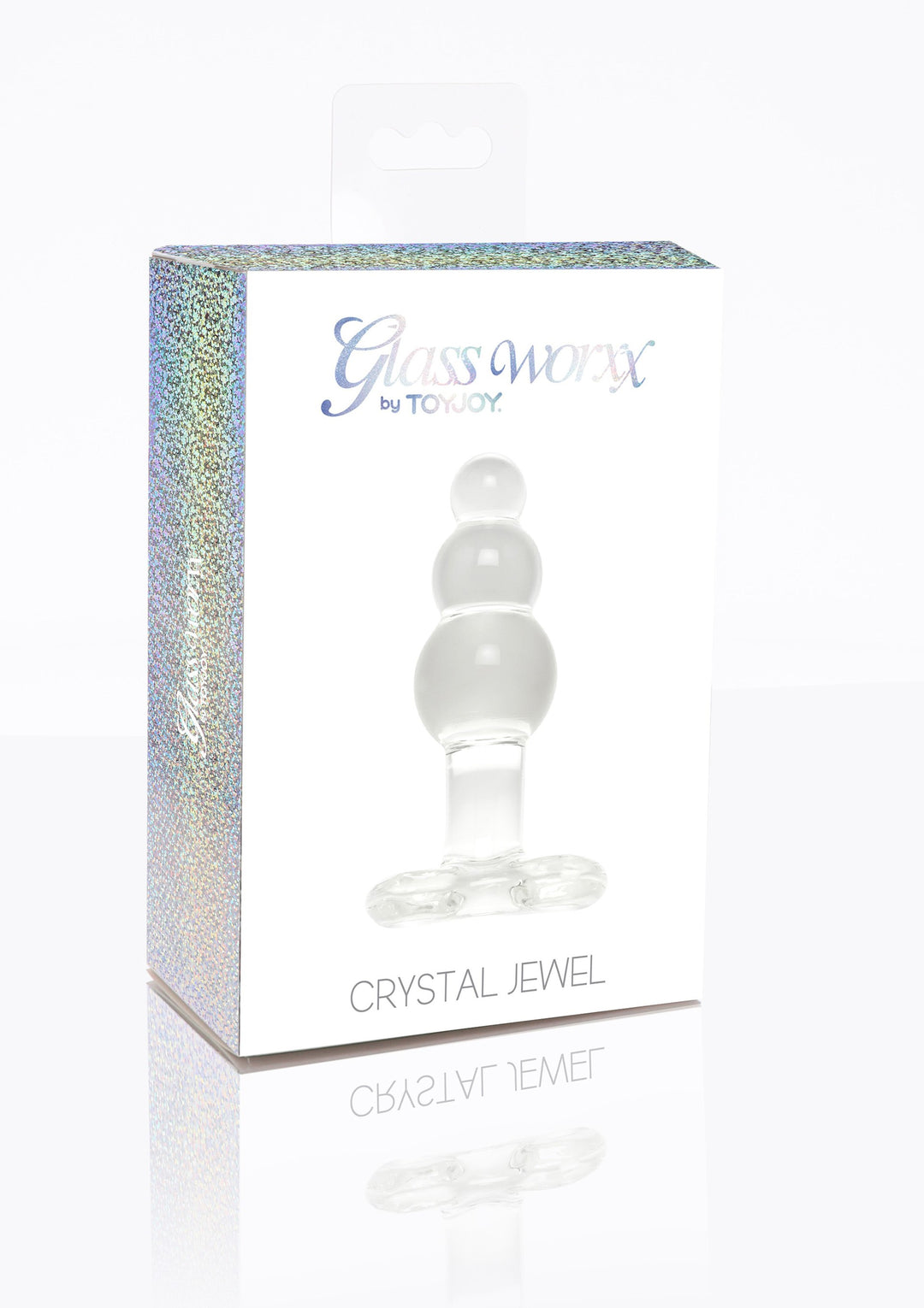 Crystal Jewel glass anal plug