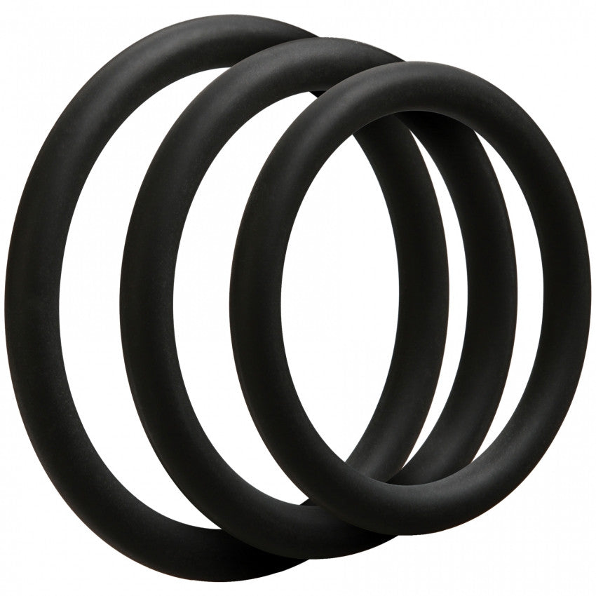 Cock ring 3C-Ring Set Thin Black