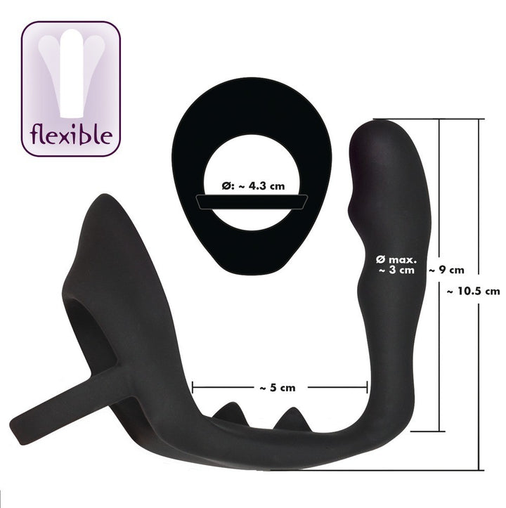 phallic ring Penisring Black Velvets