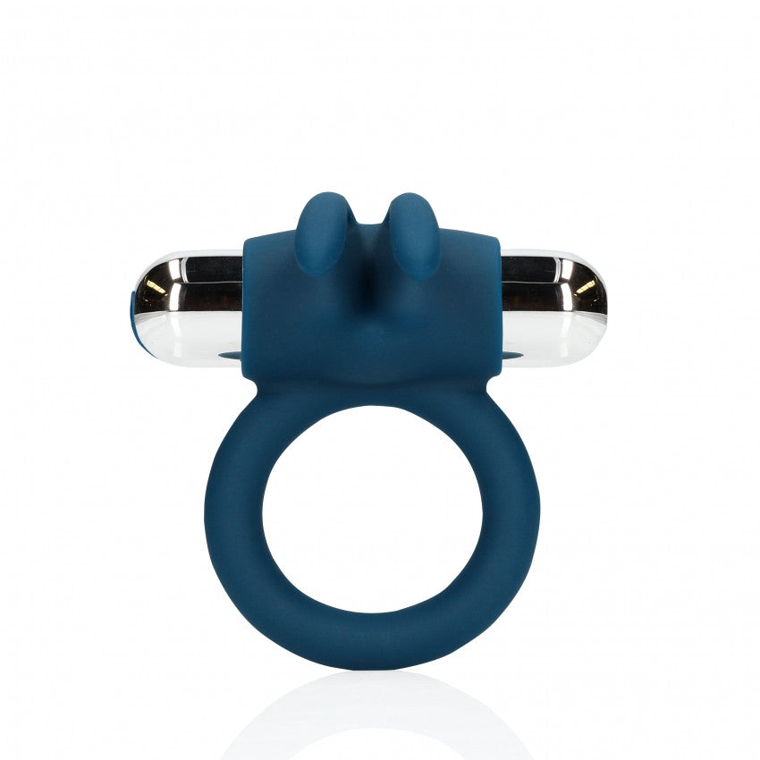 Vibrating Rabbit Cock Ring Baltic Blue