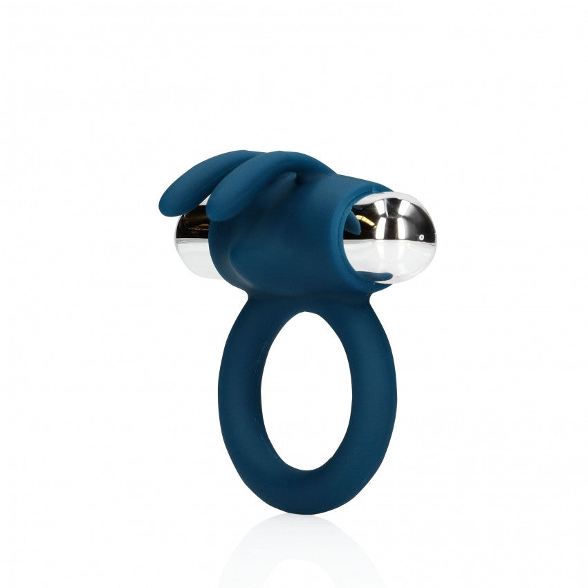 Vibrating Rabbit Cock Ring Baltic Blue