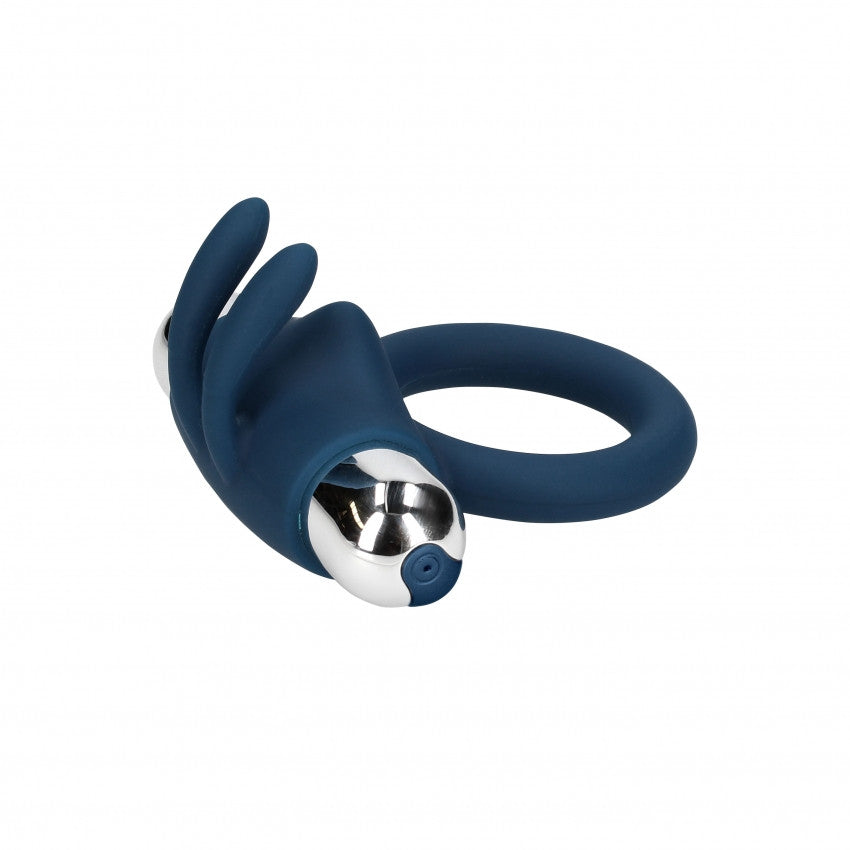 Vibrating Rabbit Cock Ring Baltic Blue