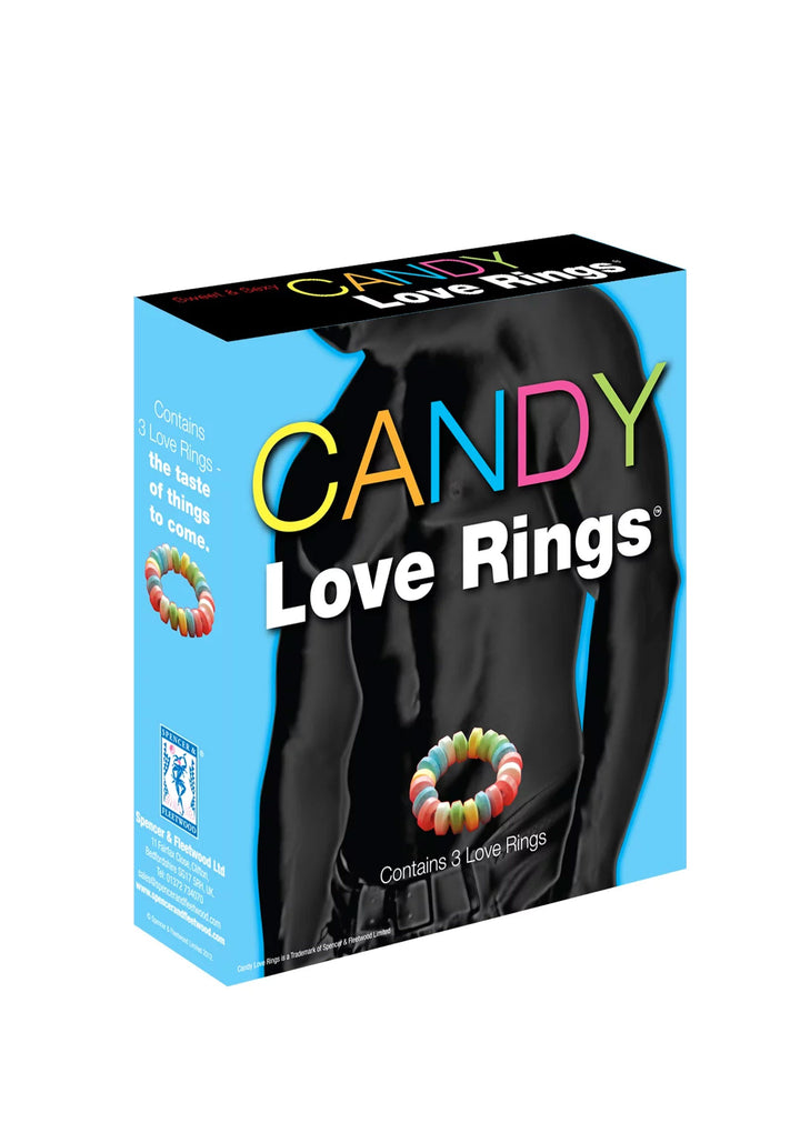 Candy love rings phallic penis ring