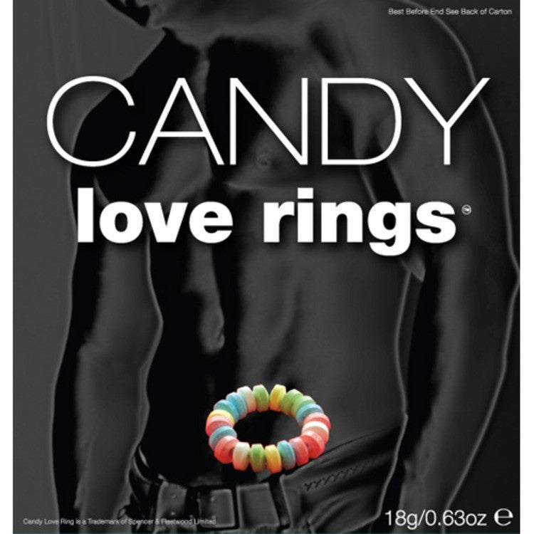 Candy love rings phallic penis ring