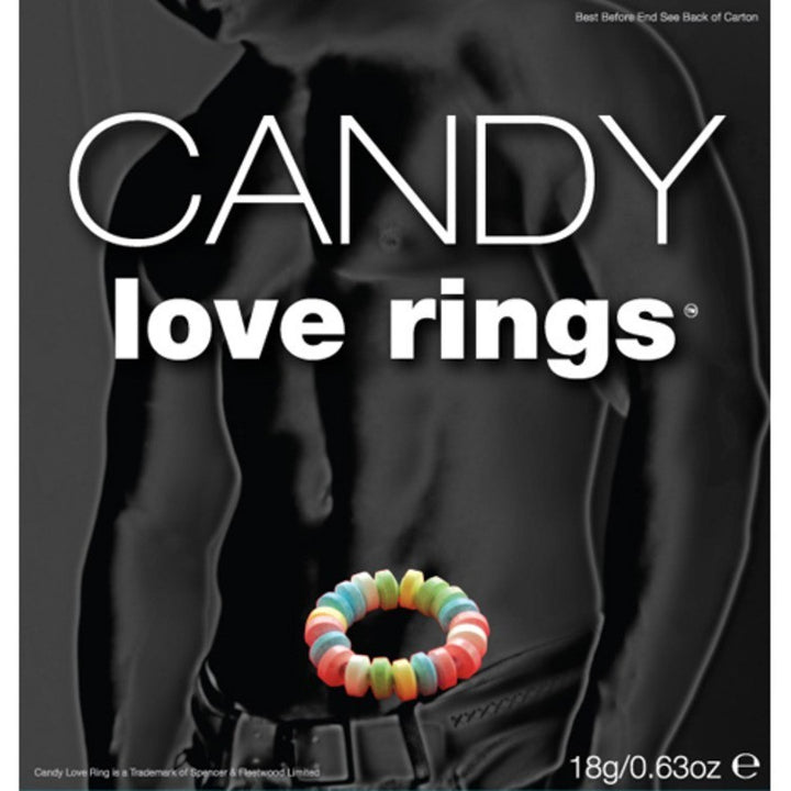 Candy love rings phallic penis ring